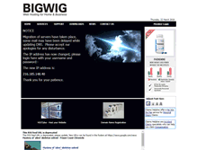 Tablet Screenshot of bigwig.net